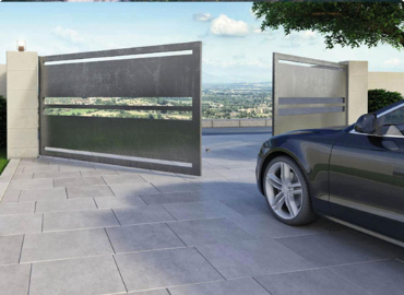 foto di un cancello automatico