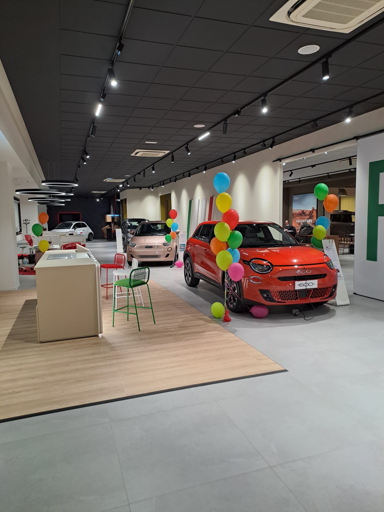 Impianto elettrico autosalone